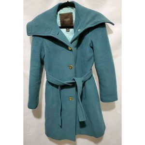 Coach Women's Wool Mohair Coat Belted Jacket XS